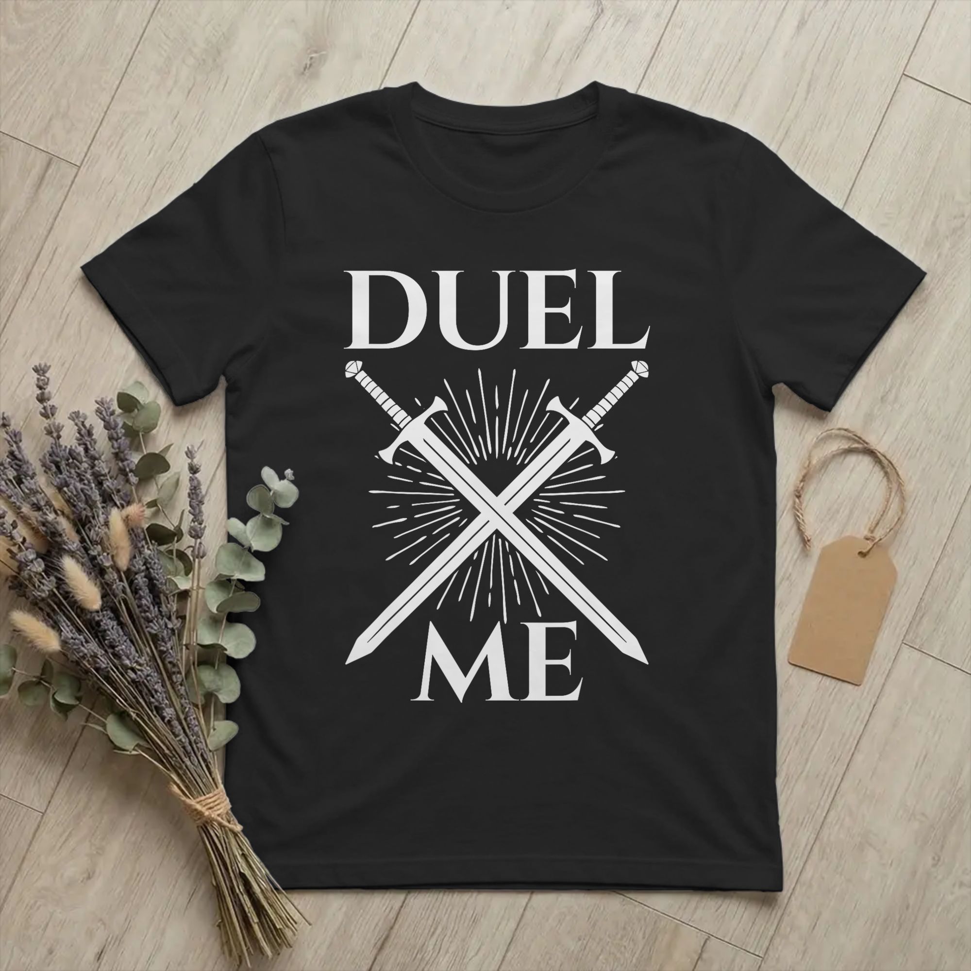 Summer Knights Clothing - Camiseta para hombre Duel Me Sword