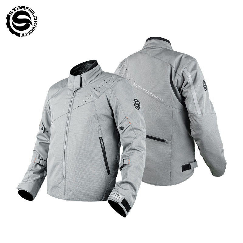 Summer Knights Clothing - SFK-ropa de motociclismo gris para hombre,