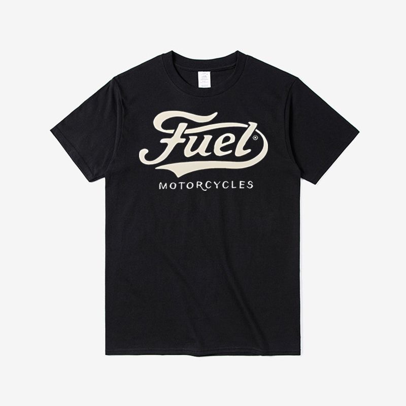 Summer Clothing Label - Camiseta con estampado de motocicleta Fuel