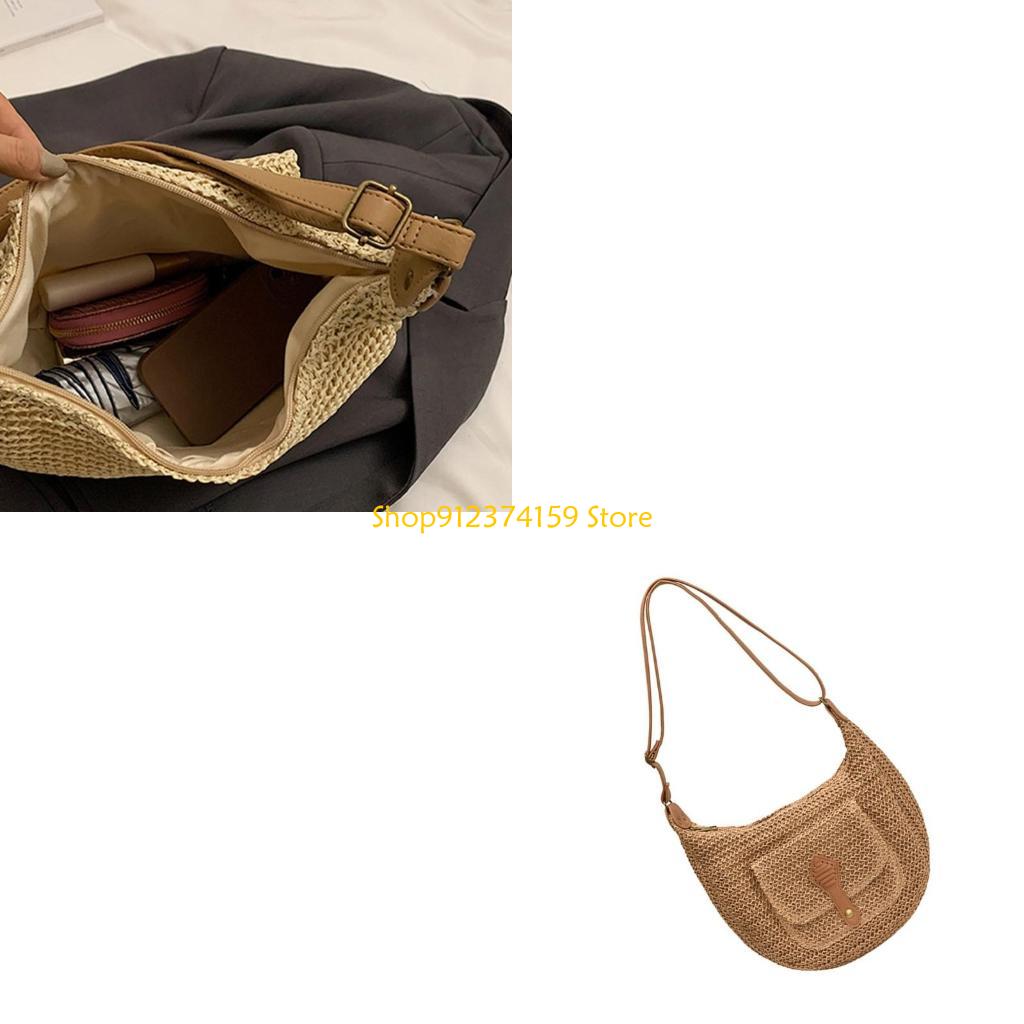 Beach Bag Straw - G5AE Bolso playa paja para mujer,