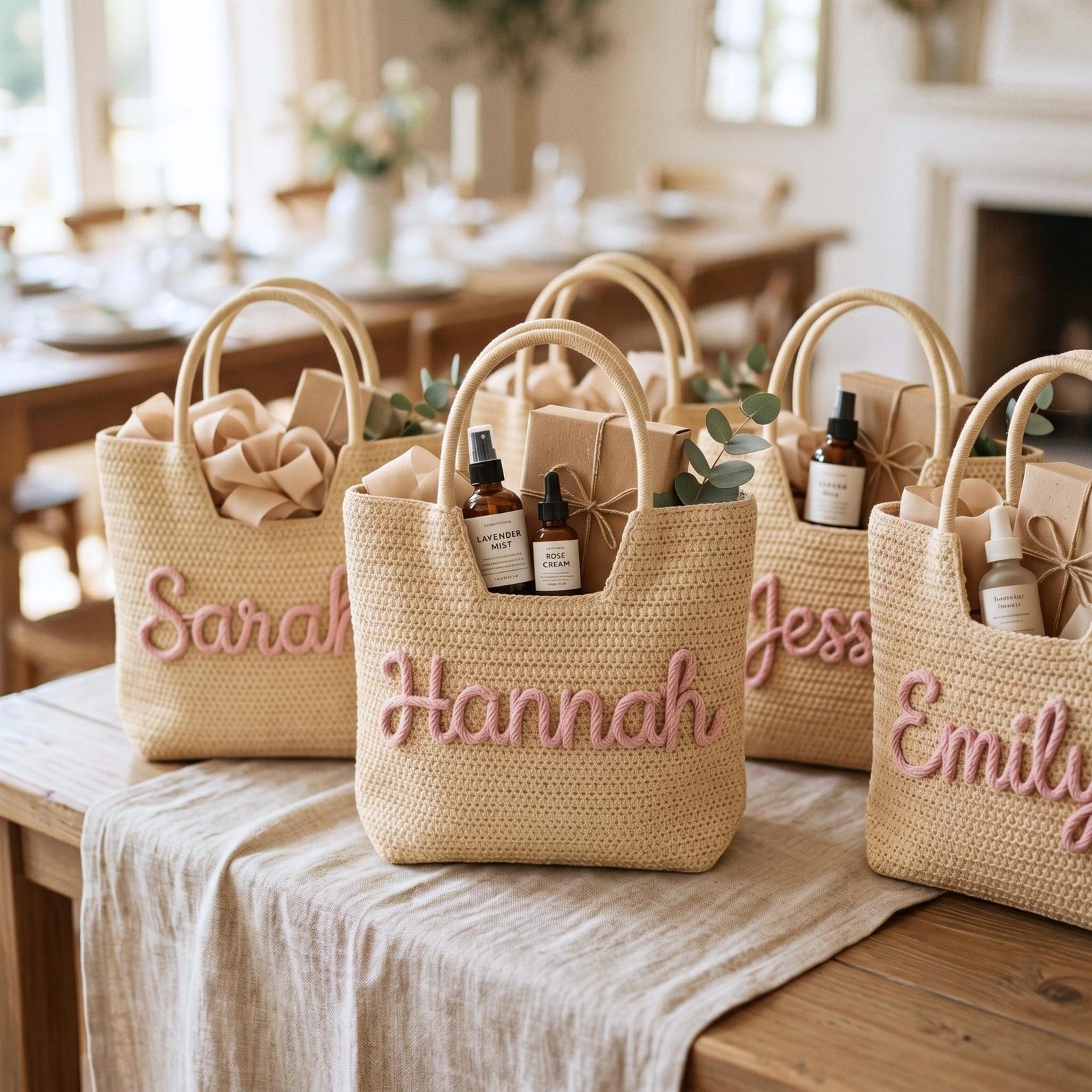 Beach Bag Straw - Bolsa de Mano Personalizada, Regalo para