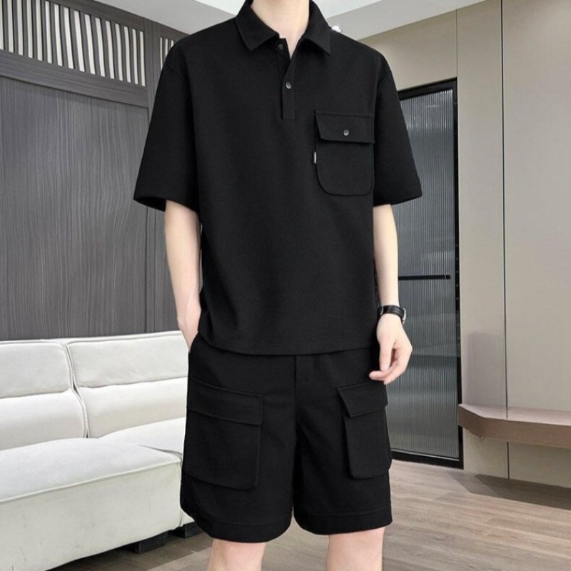 Summer Clothing Sets - Conjunto de Camiseta Polo de Manga