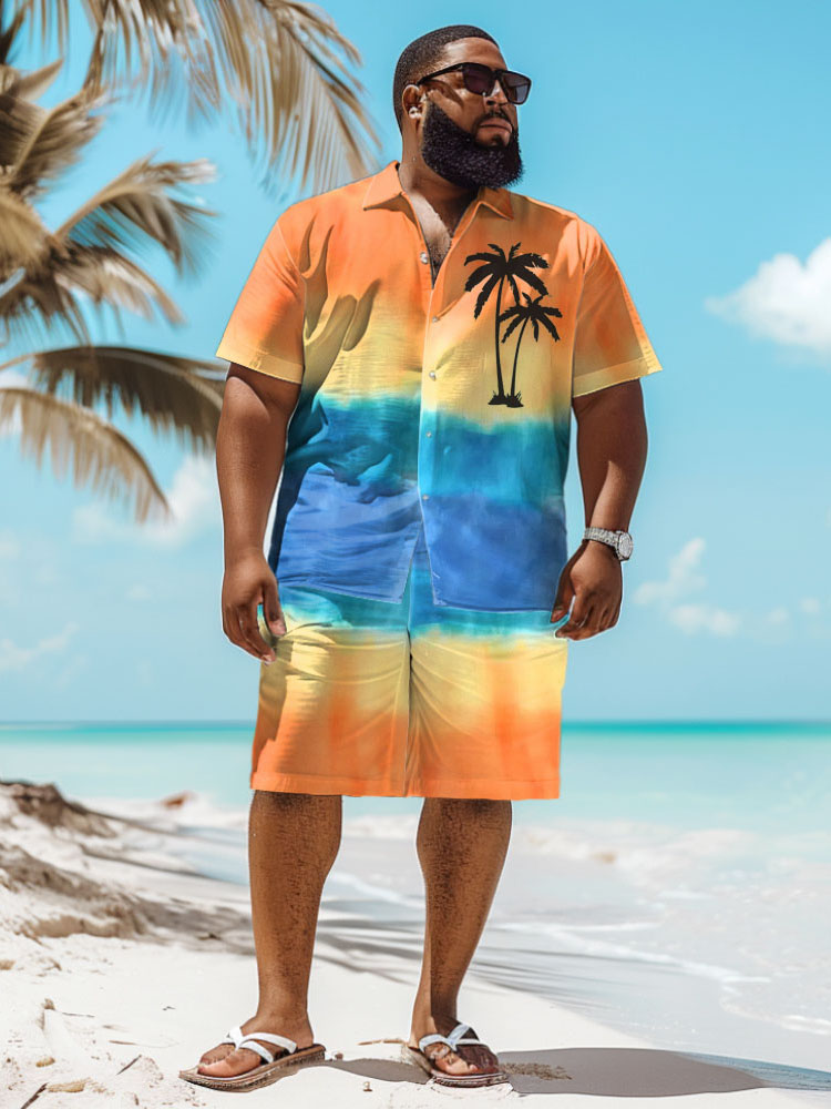 Beach Shirt Hawaiian - Conjunto de Camisa y Pantalones Cortos