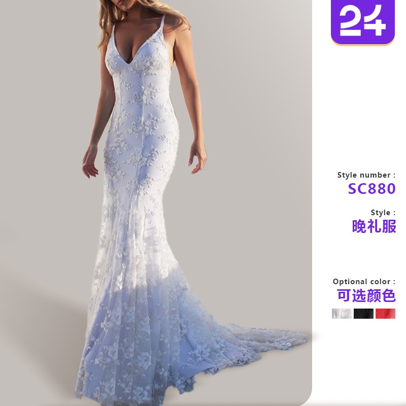 Summer Evenings Clothing - Vestidos de noche elegantes de encaje
