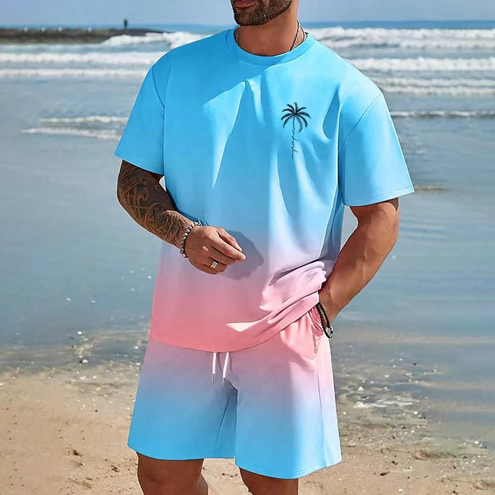 Beach Shirt Hawaiian - Conjunto de Dos Piezas para Hombre