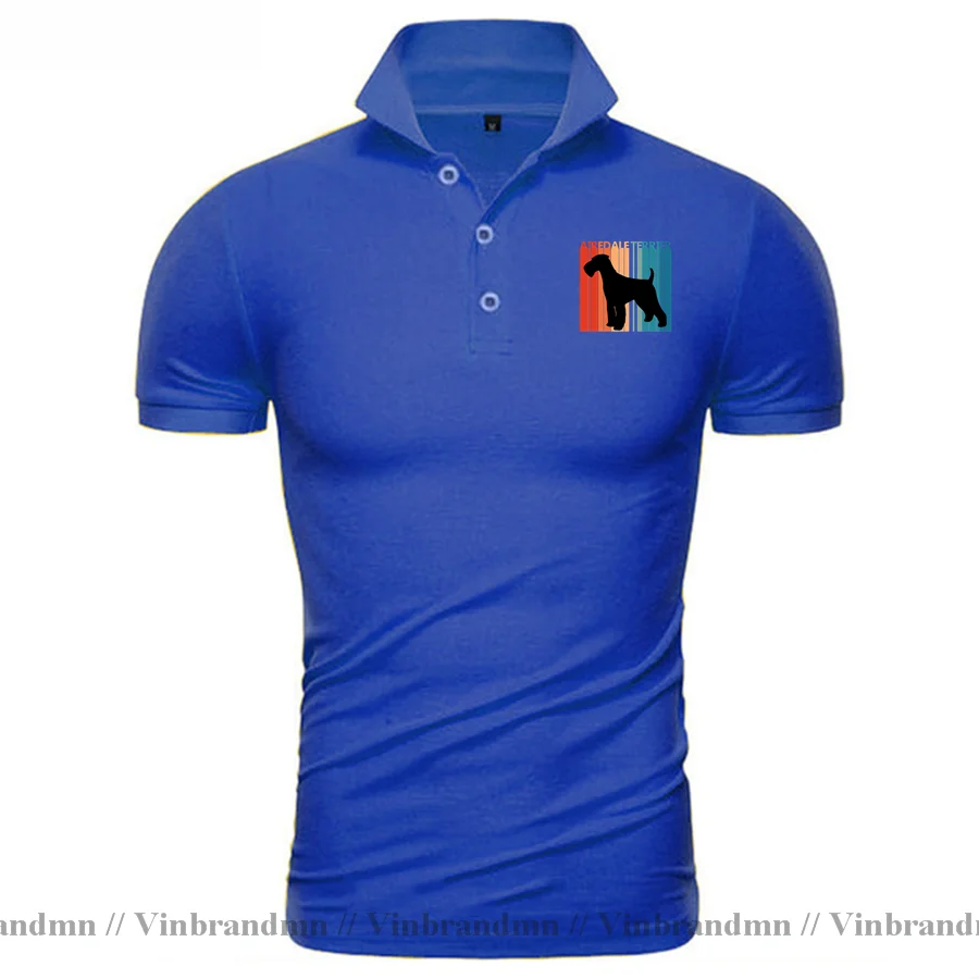 Vintage Summer Clothing Brand - Vintage 1970s Terrier perro divertido Polo