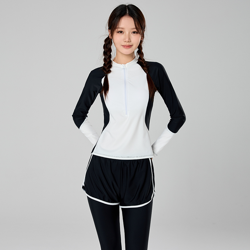 Rash Guard Long Sleeve - Traje de Baño Musulmán para Niñas,
