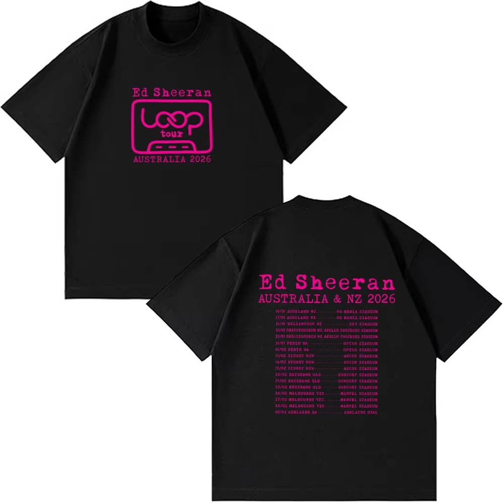 Summer Clothing Australia - Ed Sheeran Loop Tour Australia y