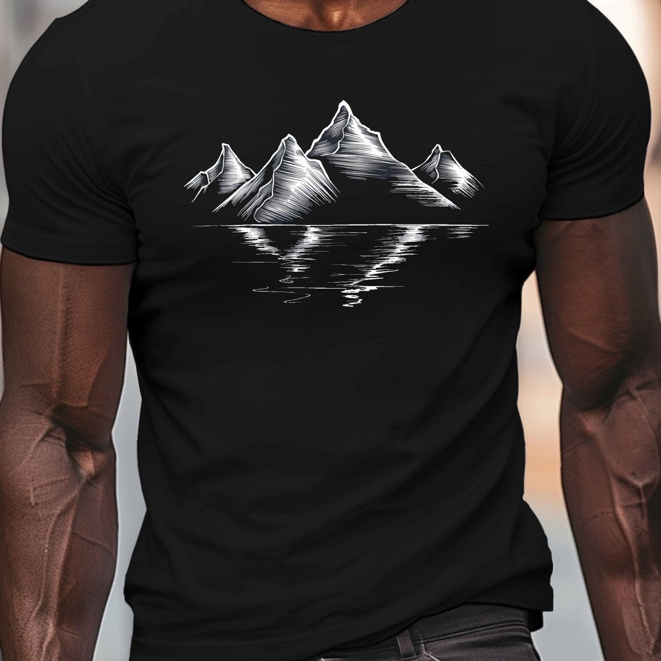 Summer Clothing Range - Camiseta Casual para Hombre con Estampado