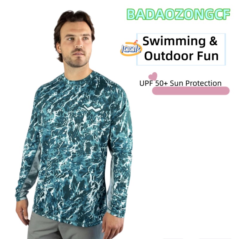 Rash Guard Long Sleeve - Camisetas de Manga Larga con Protección