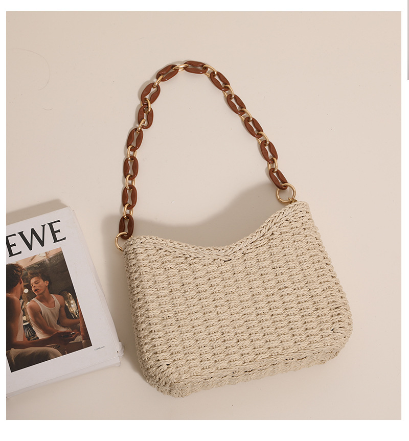 Beach Bag Straw - Bolso Tejido de Paja para Mujer: