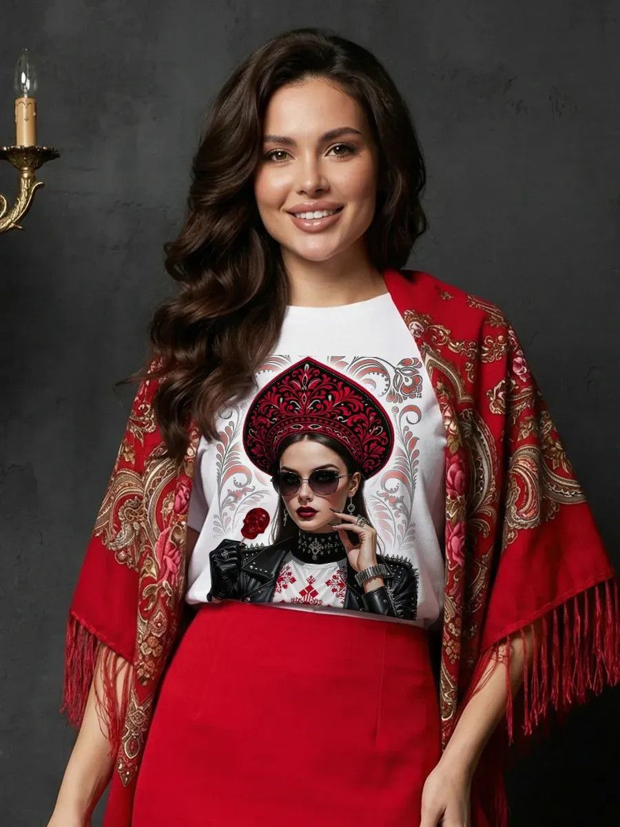 Summer Evenings Clothing - Camiseta Vintage con Estampado de Retrato