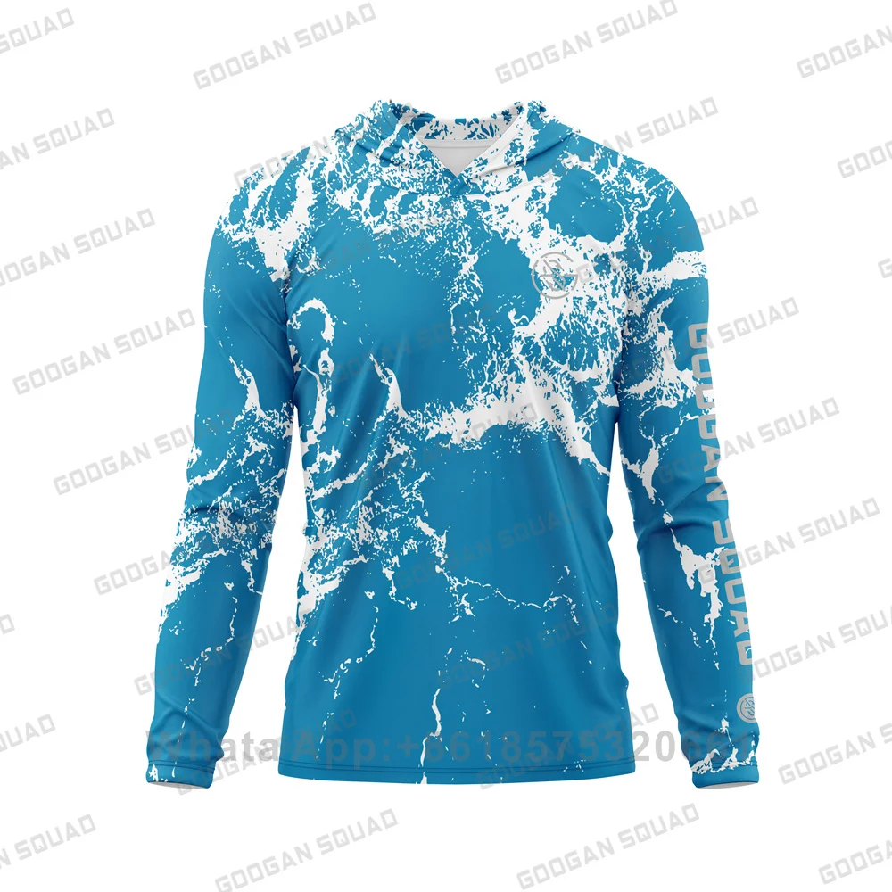 Rash Guard Long Sleeve - Googan Squad-Camiseta con capucha para hombre,