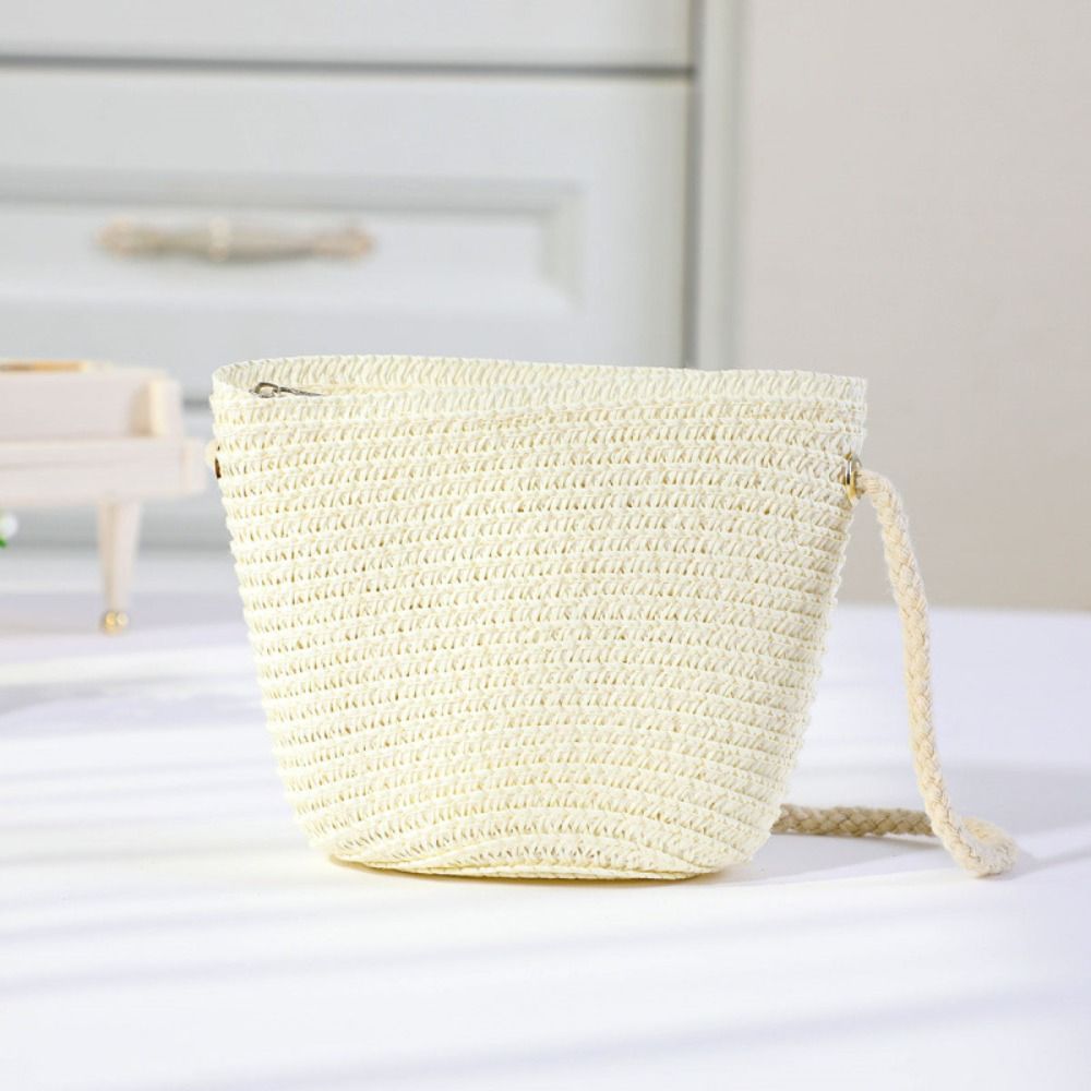 Bolso de paja tejido a mano pa - Beach Bag Straw reseña y precio