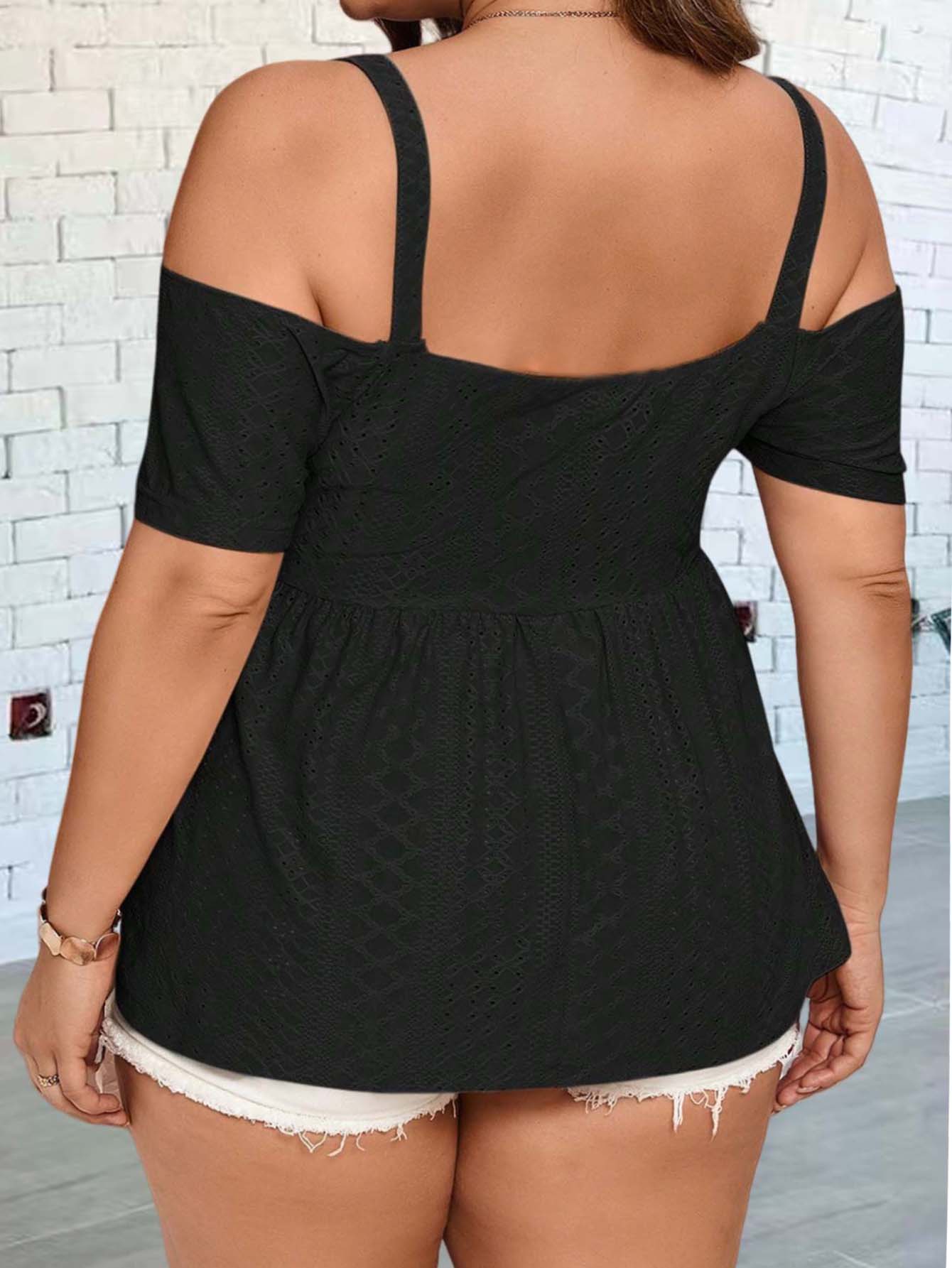 Chaleco elegante con hombros d - Summer Clothing Plus reseña y precio