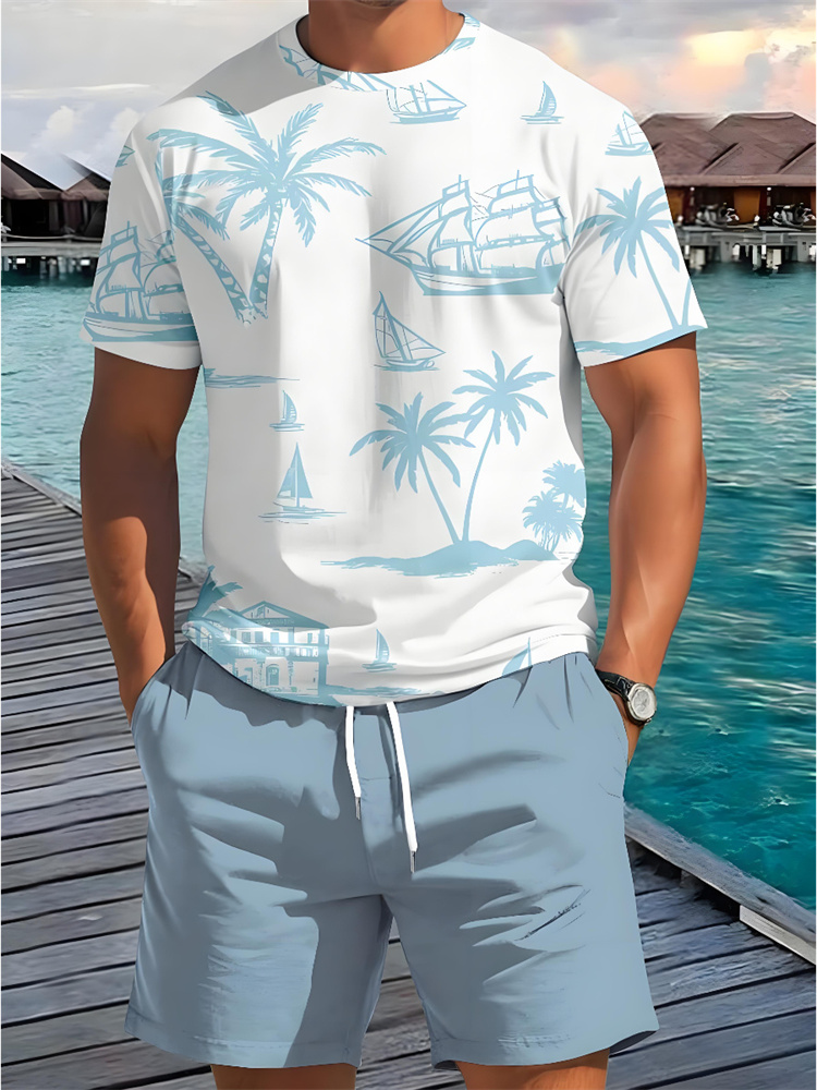 Conjunto de Pantalones Cortos  - Beach Shirt Hawaiian reseña y precio