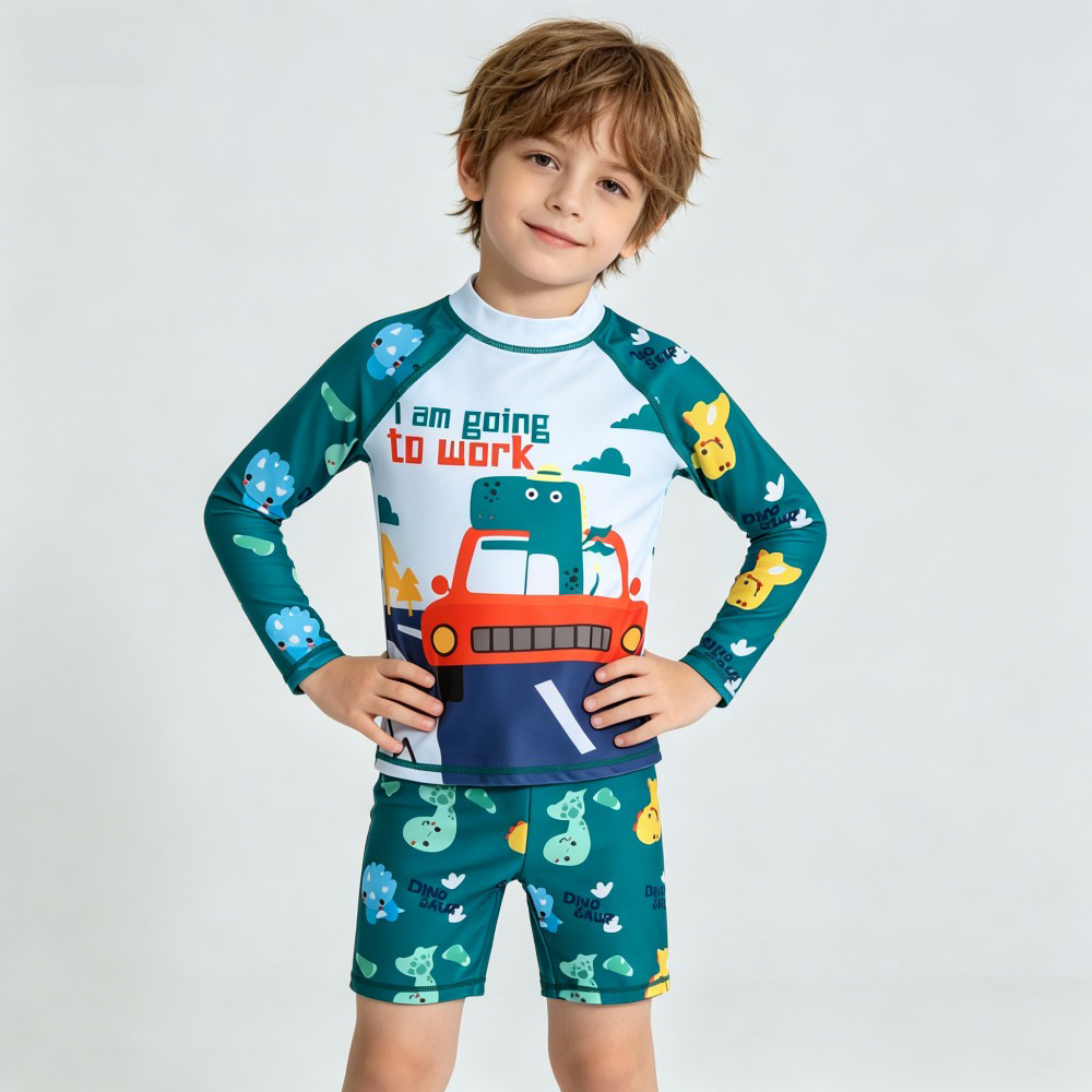 Conjunto de 2 piezas de traje  - Rash Guard Long Sleeve reseña y precio