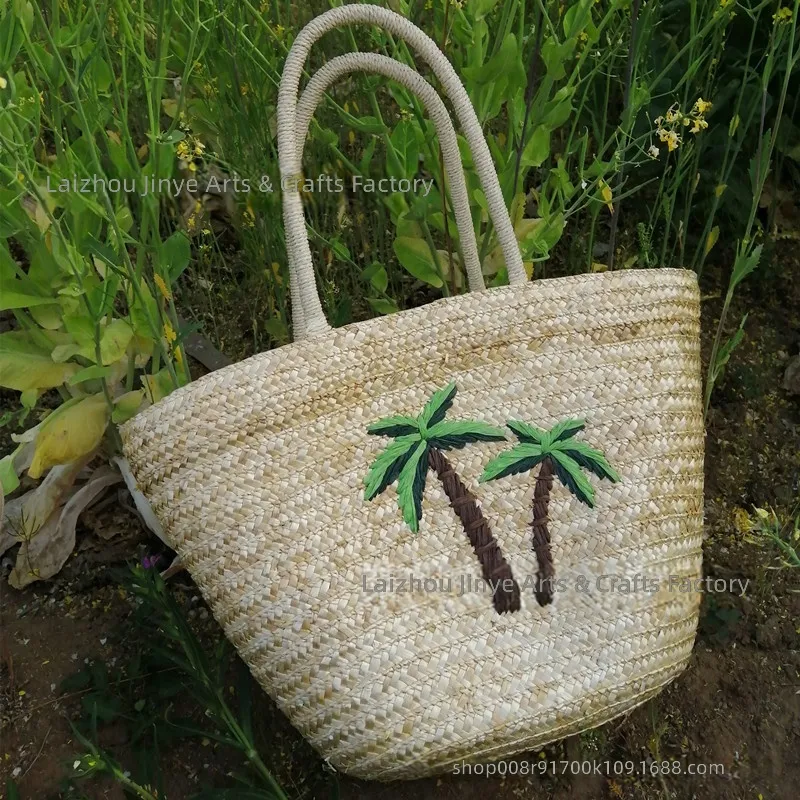 Bolso de mano de paja de trigo - Beach Bag Straw reseña y precio