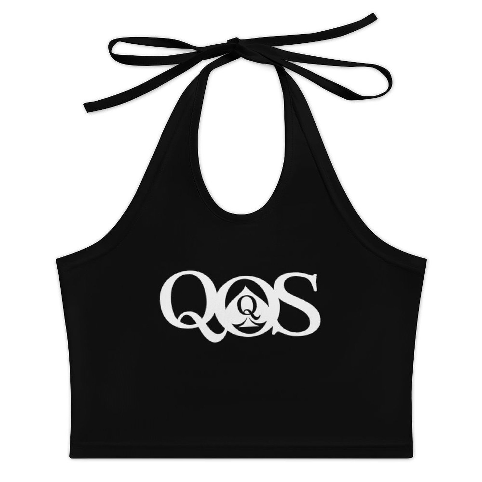 Tops halter con estampado QOS  - Halter Neck Top reseña y precio