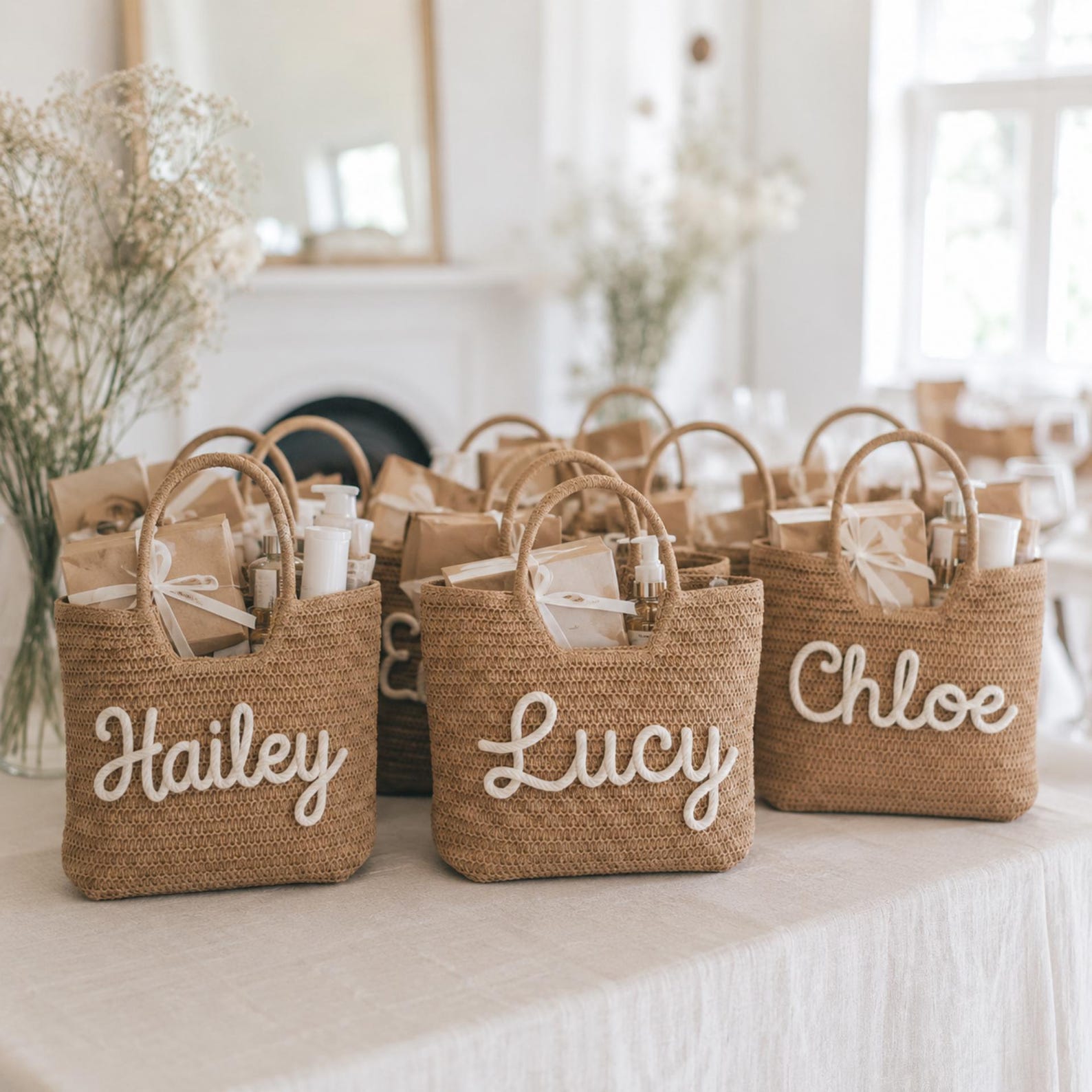 Bolsa de Mano Personalizada, R - Beach Bag Straw reseña y precio