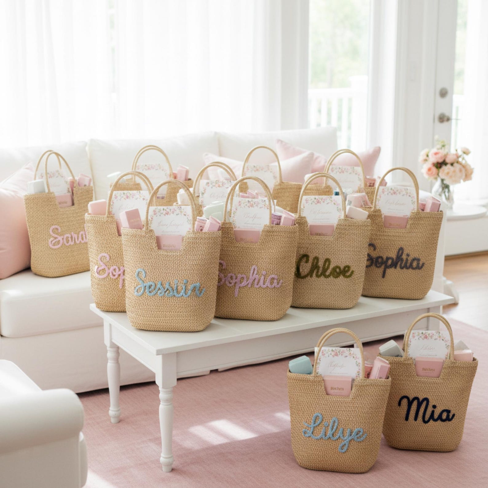 Bolsa de Mano Personalizada, R - Beach Bag Straw reseña y precio