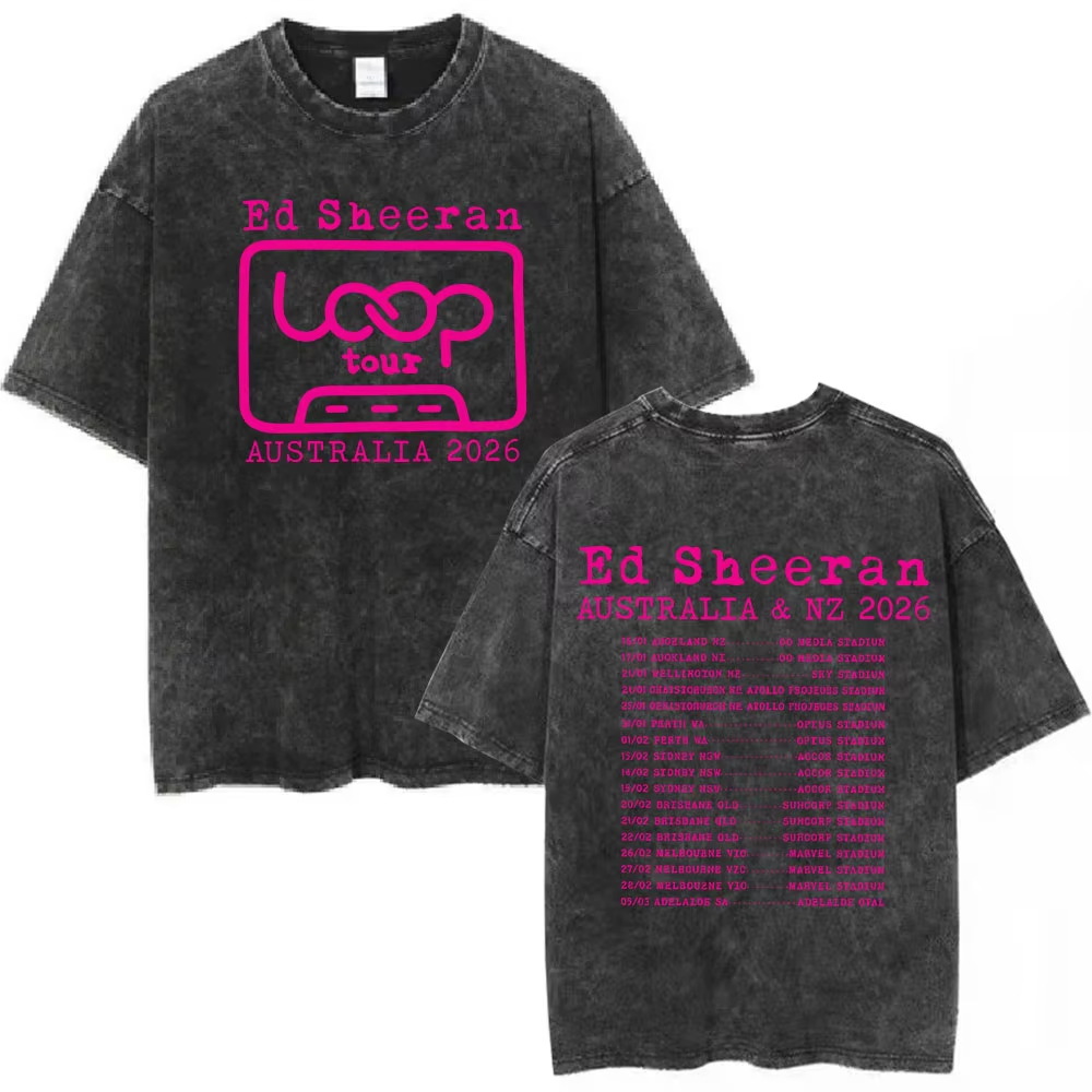 Camiseta Vintage Lavada Ed She - Summer Clothing Australia reseña y precio