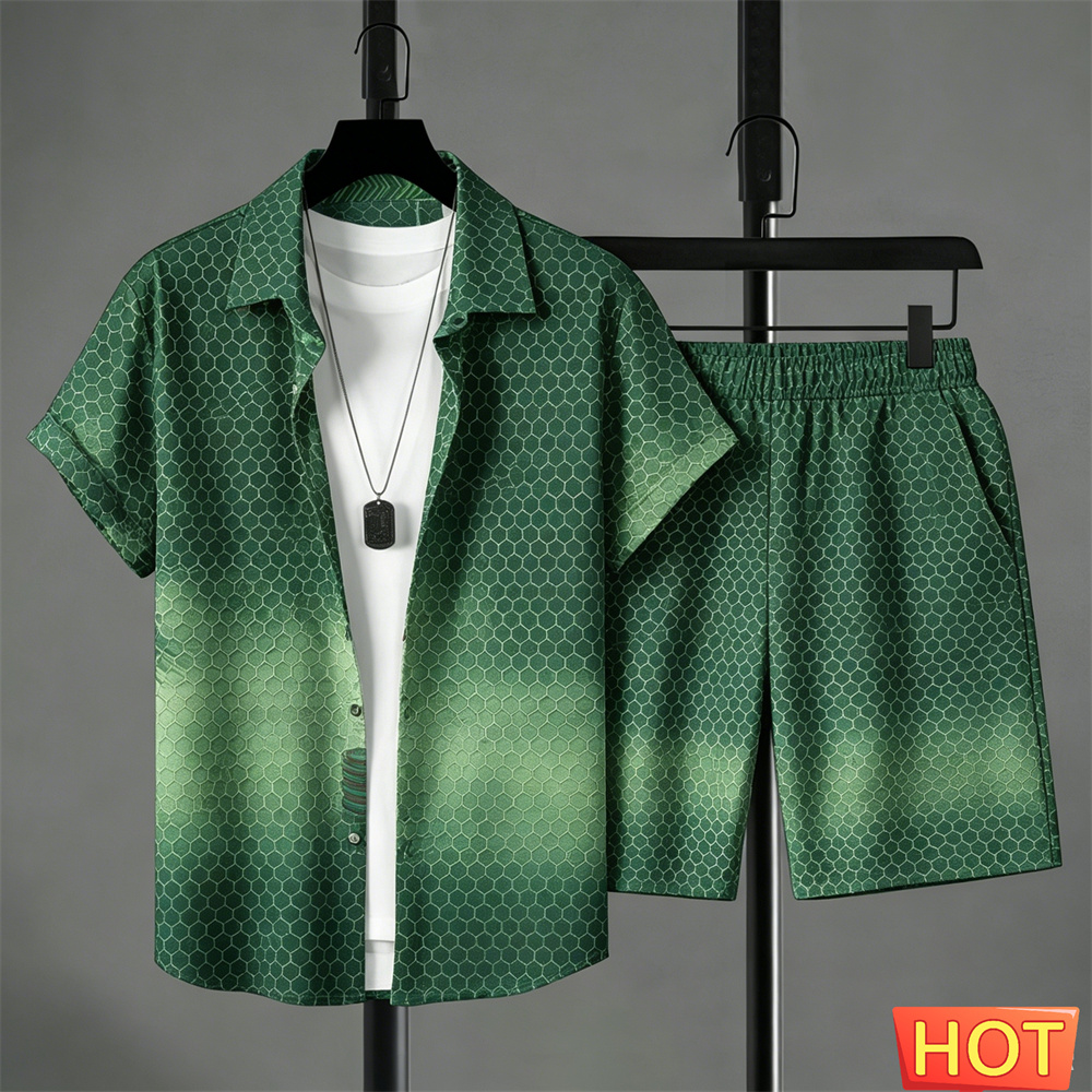 Conjunto de Camisa para Hombre - Summer Clothing Sets reseña y precio