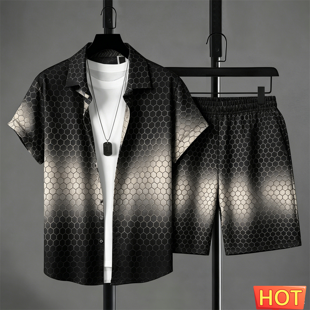 Conjunto de Camisa para Hombre - Summer Clothing Sets reseña y precio