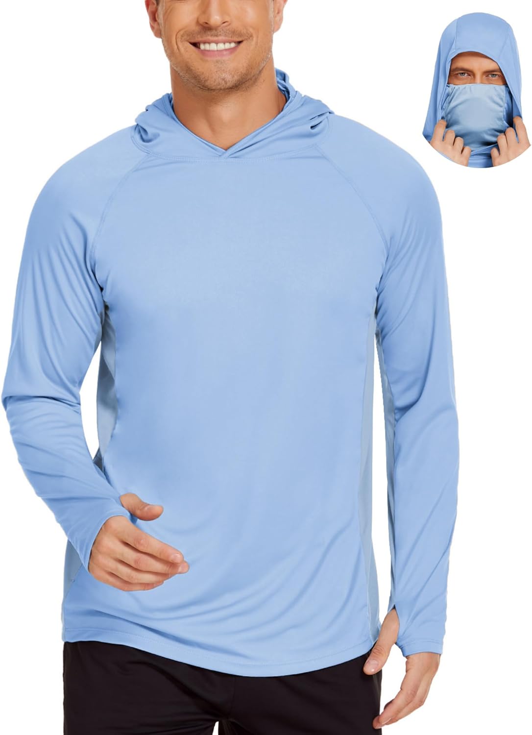 Camisetas de Pesca con Capucha - Rash Guard Long Sleeve reseña y precio