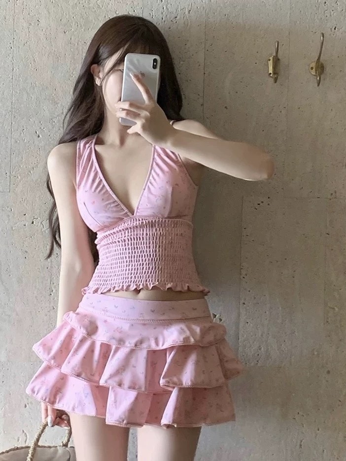 Traje de baño tankini adelgaza - Summer Clothing Sets reseña y precio