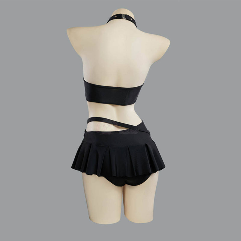 Traje de baño gótico Punk con  - Halter Neck Top reseña y precio