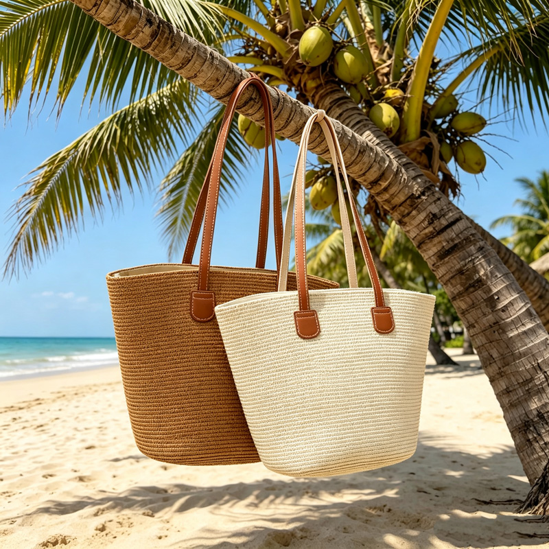 CLAREGQI Bolso Tote de Paja de - Beach Bag Straw reseña y precio