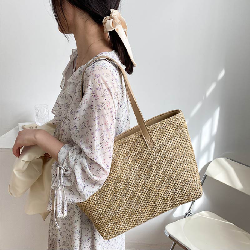 Bolso de Playa de Paja para Mu - Beach Bag Straw reseña y precio