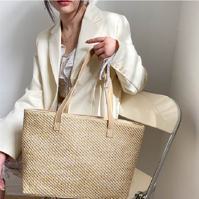 Bolso de Playa de Paja para Mu - Beach Bag Straw reseña y precio