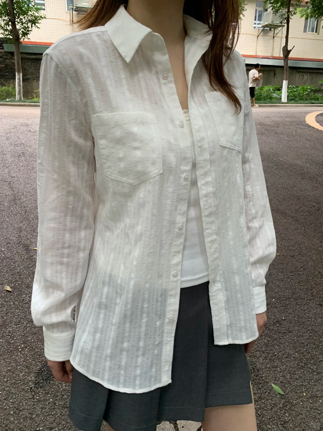 Blusa de Lino y Algodón con Bo - Crop Blouse Linen reseña y precio