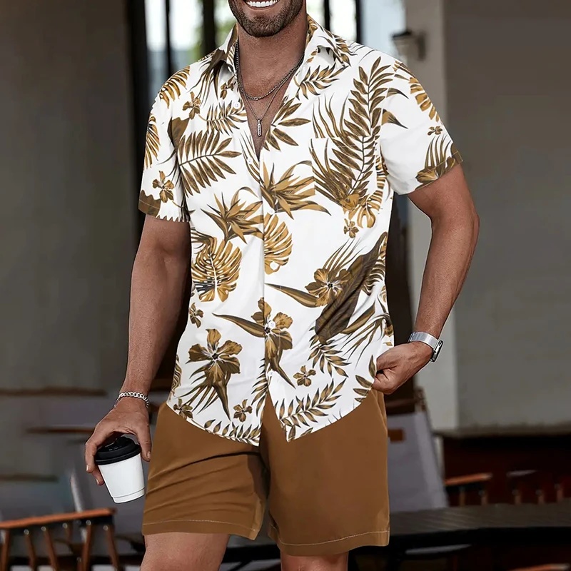 Camisa Hawaiana de Manga Corta - Beach Shirt Hawaiian reseña y precio