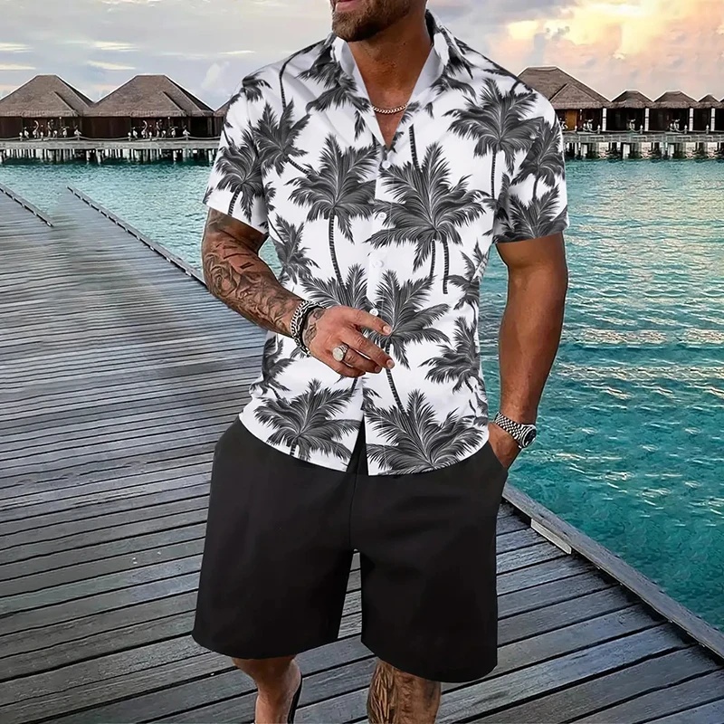 Camisa Hawaiana de Manga Corta - Beach Shirt Hawaiian reseña y precio