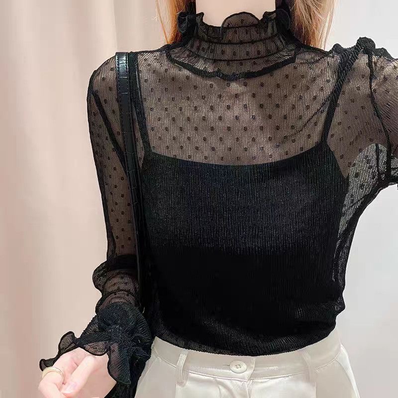 Camisa de Encaje Negra Delgada - Summer Evenings Clothing reseña y precio
