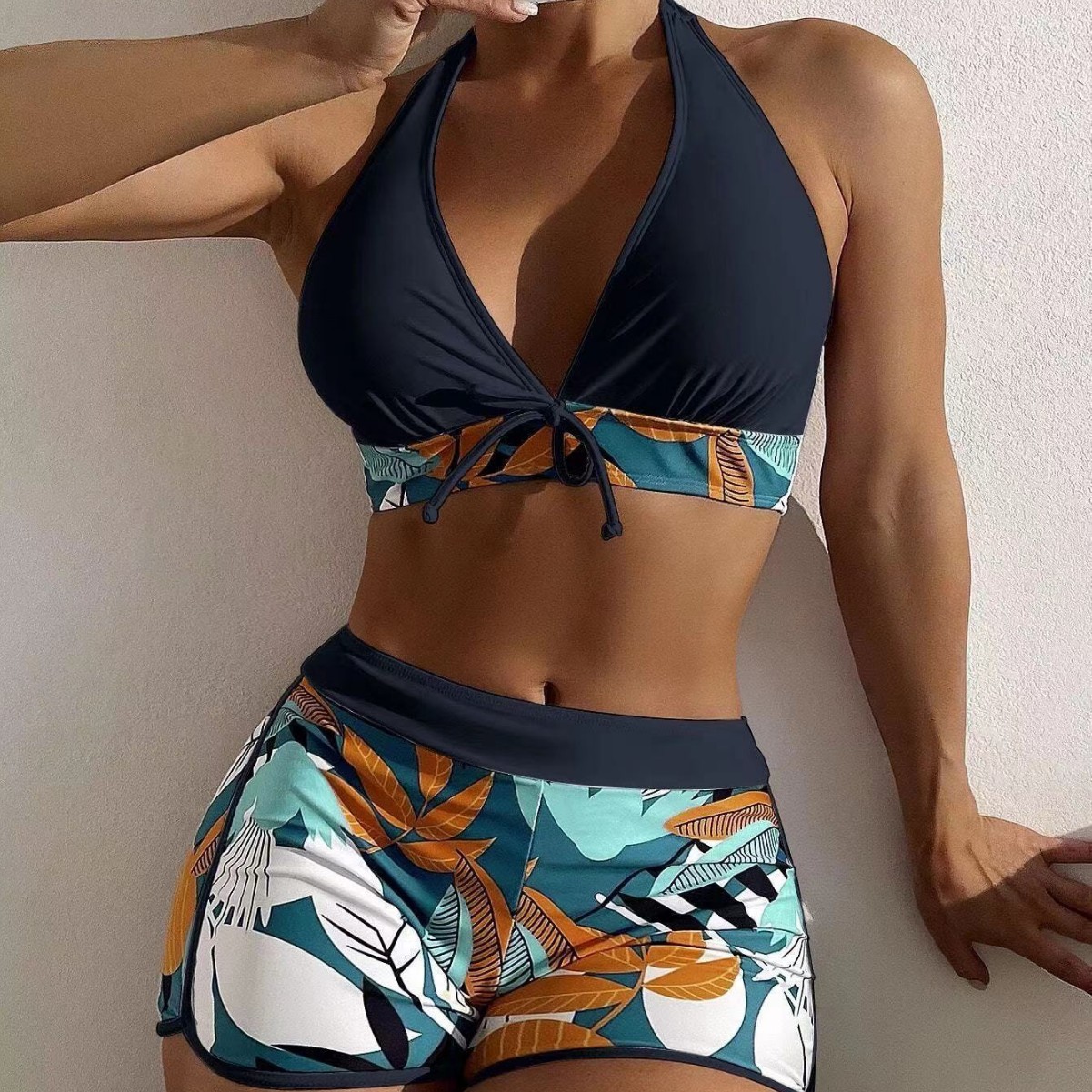 Traje de Baño de Dos Piezas pa - Halter Neck Top reseña y precio