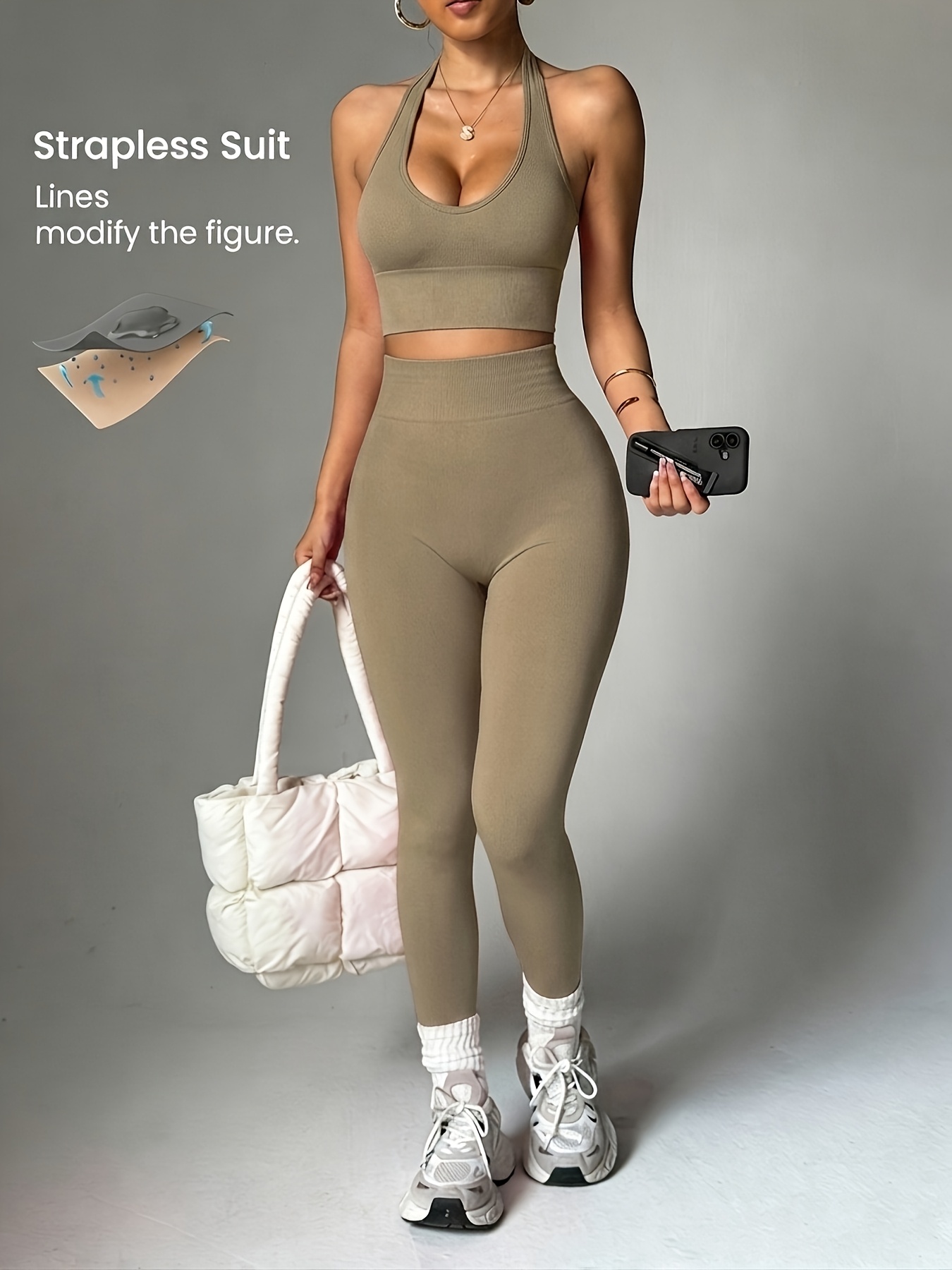 Conjunto Deportivo de 2 Piezas - Halter Neck Top reseña y precio